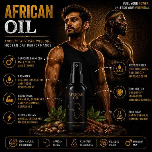 African 9 Inch Oil
